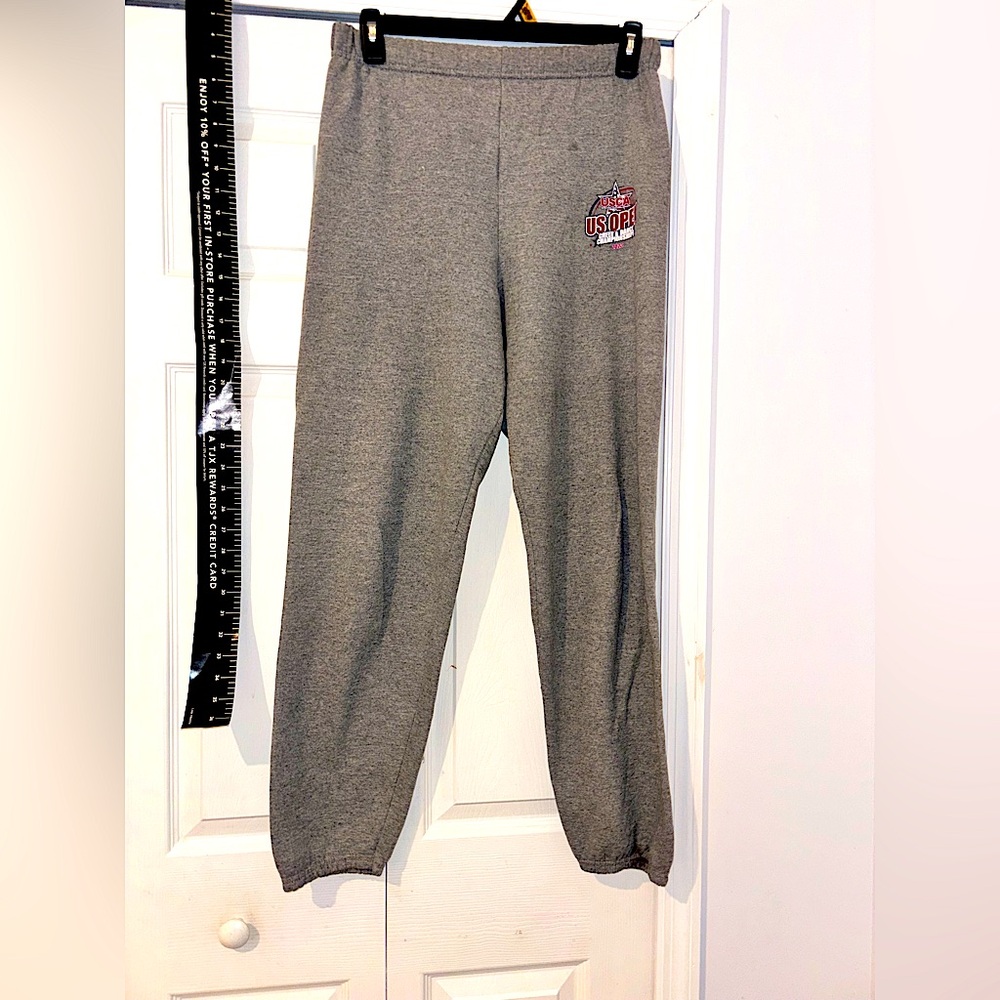 New heather Gray US open authentic Sweatpants ladies (intl) size small nwot - Picture 1 of 11